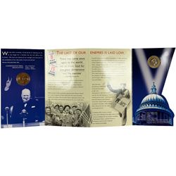 Nineteen The Royal Mint United Kingdom uncirculated commemorative coins or sets, including Queen Elizabeth II 1989 '1689 1989' two pounds, 2001 'Victorian Anniversary' crown, 2003 'Coronation Jubilee' five pounds, 2004 'Britain's new coinage' three coin set, 2005 'The End of WWII' two pound, 2006 'Her Majesty Queen Elizabeth II Eightieth Birthday', 2015 'The Royal Navy' two pounds, 2016 'The Last Round Pound', 2022 '1926-2022' five pounds, King Charles III 2023 'The Coronation' five pounds etc