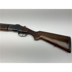 Czechoslovakian BRNO model ZH301 12-bore over-and-under double barrel boxlock non-ejector sporting gun, 70cm barrels, walnut stock with chequered pistol grip and fore-end, serial no.342302, L115.5cm overall SHOTGUN CERTIFICATE REQUIRED