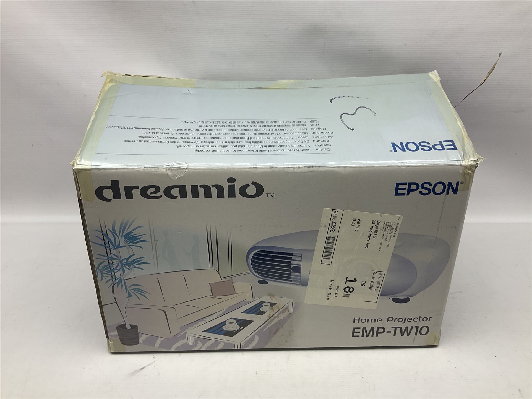 Epson Dreamio EMP-TW10 home projector, Armagh Observatory Apollo slides, and further slides