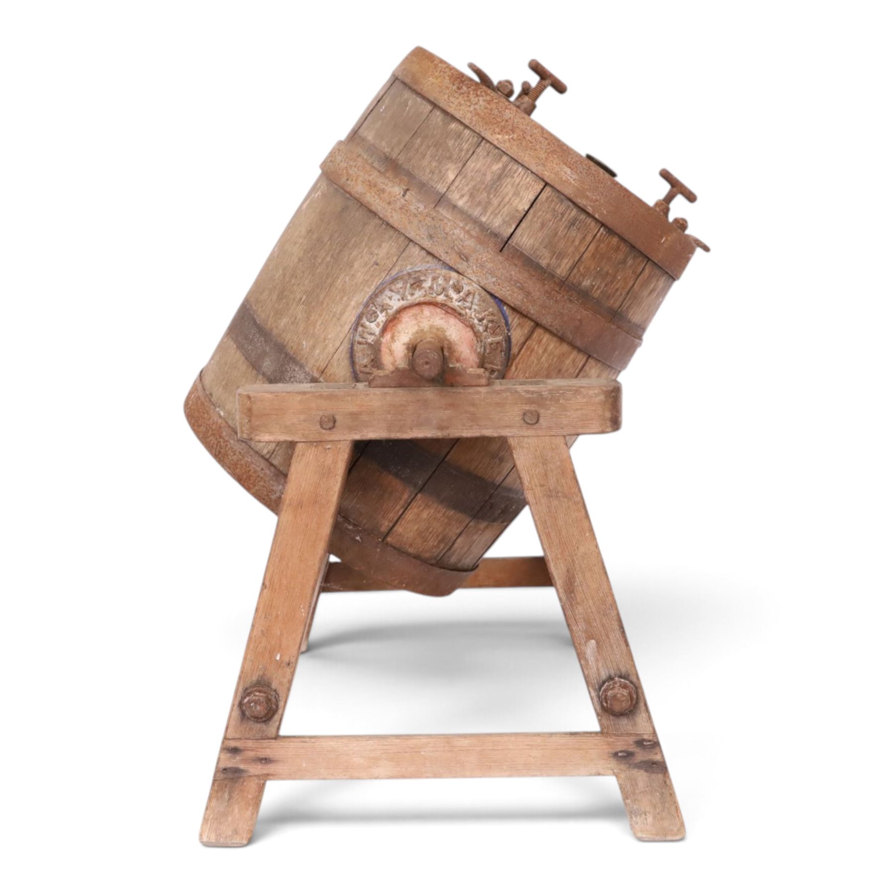 Butter churn on stand by Hathaway, H62cm