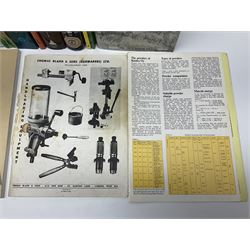 Seventeen books/pamphlets on cartridge making, ammunition, gunsmithing etc including Barnes Frank: Cartridges of the World. 2006 11th edition; Donnelly John T.: The Handloaders Manual of Cartridge Conversions. 1987; Hoyem George A.: The History and Development of Small Arms Ammunition. 2005 Volume Three; Speer Reloading Manual No.11; Baker D.J.: British Handloading Cartridge Tools. 2003. Signed by author etc
