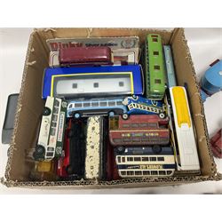 Corgi - small collection of unboxed and playworn Chipperfield's Circus vehicles; and a quantity of die-cast buses by various makers including Dinky, , Corgi, Lledo, Rio etc; some boxed