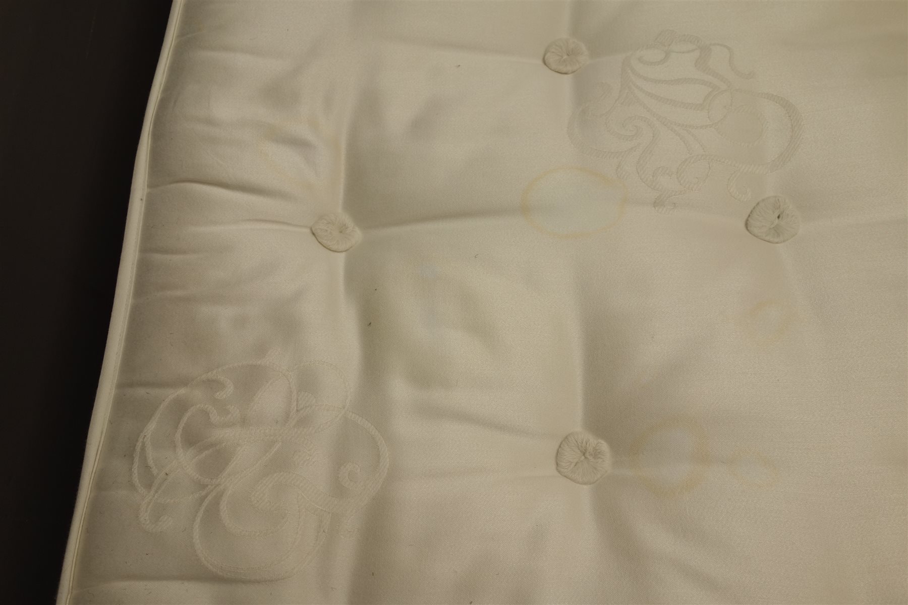 Lees of Grimsby 'Rococo' French style cream painted wood and cane 5