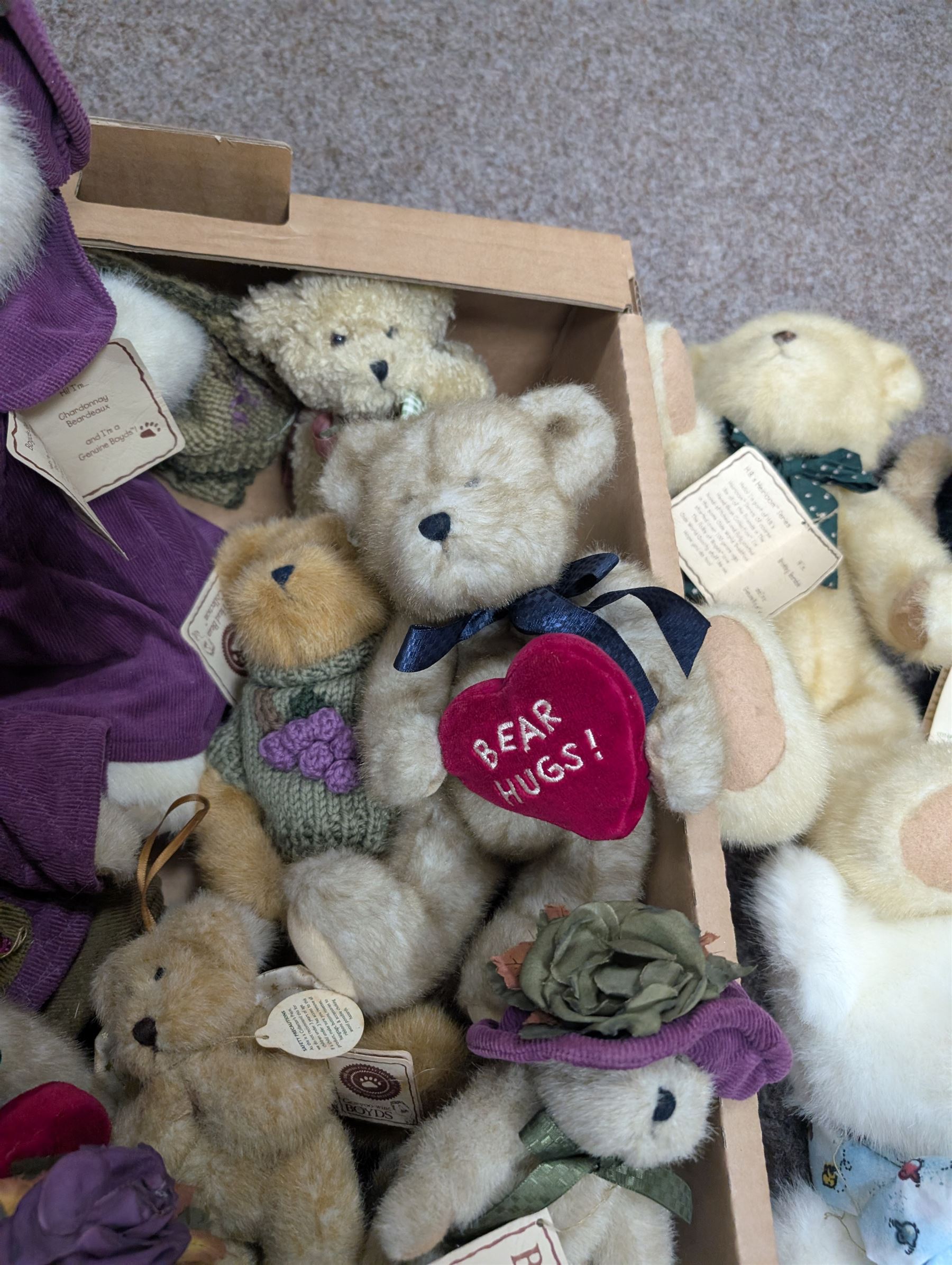Boyds Bears, including examples from the Best Dressed and Heirloom collections