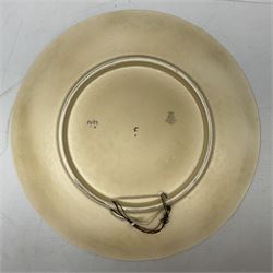 Charlotte Rhead for Crown Ducal, 'Ankara' design charger, pattern 5893, D44cm