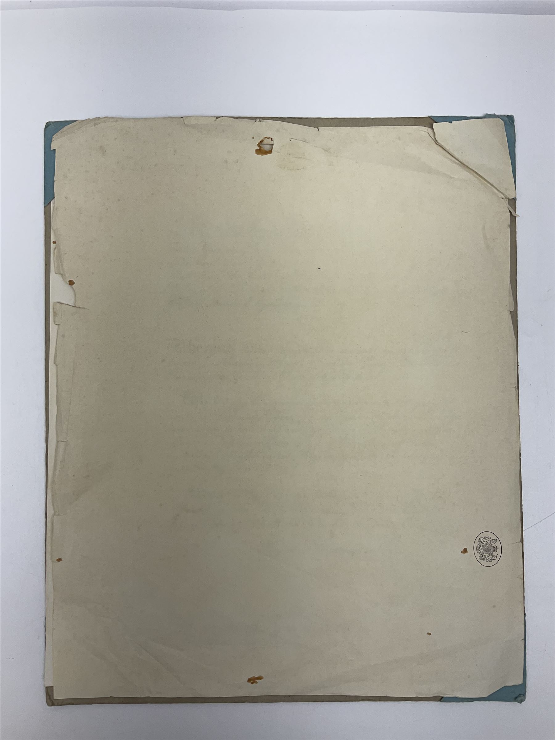 George VI Knight of the Garter cloth beret insignia with pin back and photograph of the Knight's Robes; Edmund Fellowes book on The Knights of the Garter 1348-1939; together with EIIR civilian OBE certificate to Jeffery Stanford Agate with facsimile signatures of Elizabeth II and Prince Philip