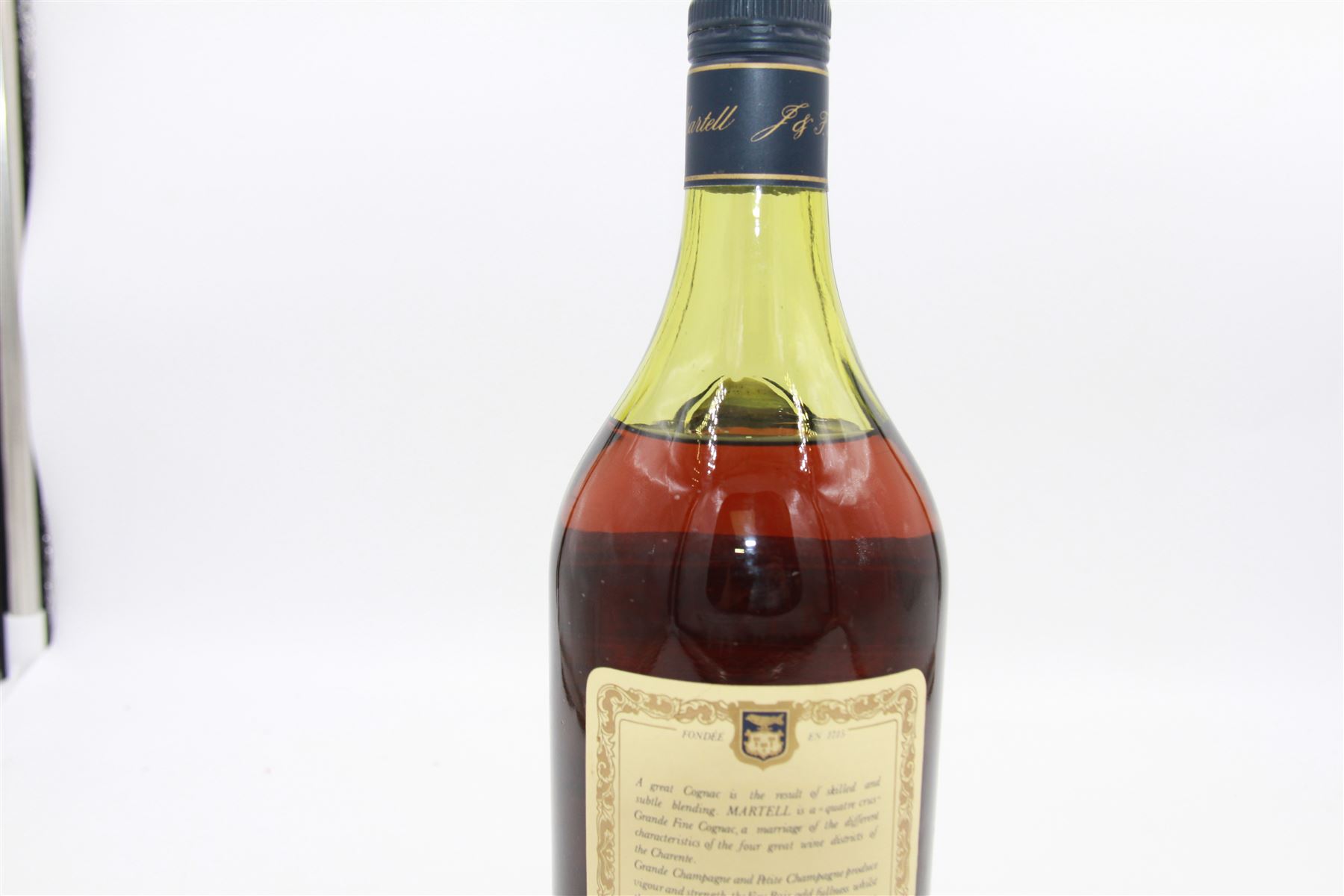 Martell, very special cognac 24fl oz 70% proof and Martell, Cordon Blue cognac 70cl 40% vol (2)