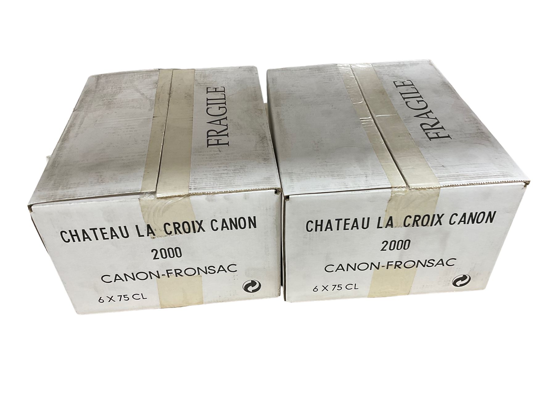 Chateau La Croix Canon 2000 Canon Fronsac, 75cl, 13% vol, twelve bottles, boxed