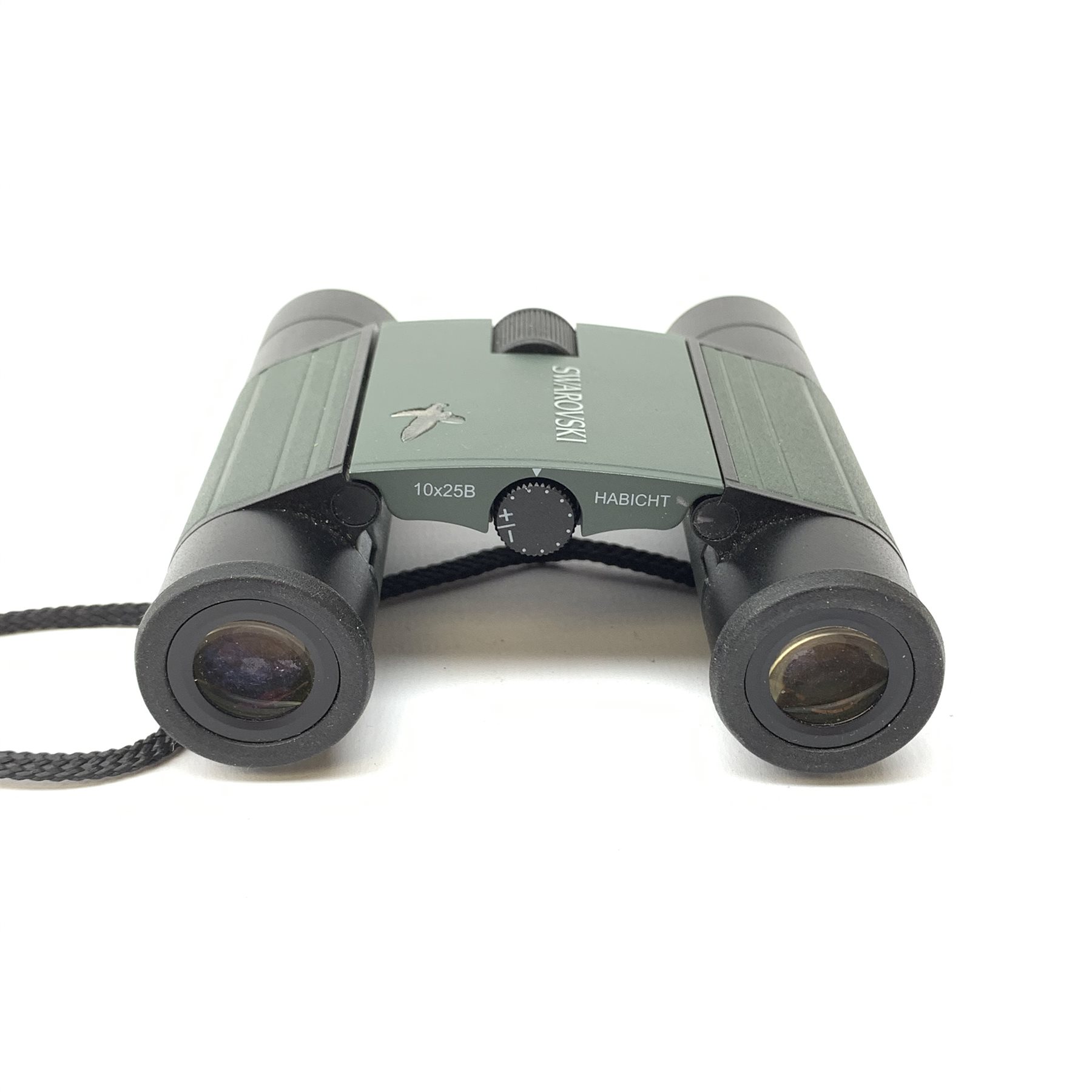 A pair of Swarovski Habicht 10 x 25B pocket binoculars, with 