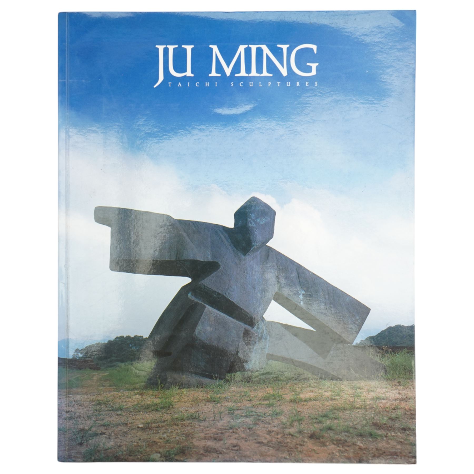Ju Ming (Taiwanese 1938-2023): 'Taichi Series', bronze figural sculpture with arms and one leg outstretched, signed and numbered 1/20 to the back, with associated book and exhibition viewing card, W31cm H35cm
Provenance: Ju Ming exhibition, Browse & Darby, Cork Street London, 1991
