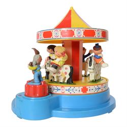 1970s Corgi Magic Roundabout musical carousel no. 852,  modelled with five figures, boxed