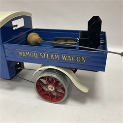 Mamod SW1 ‘Steam Wagon’ live steam, in blue and red