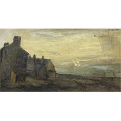 Herbert Whone (Northern British 1925-2011): 'A View near Huddersfield', oil on canvas signed and dated '65, 62cm x 118cm