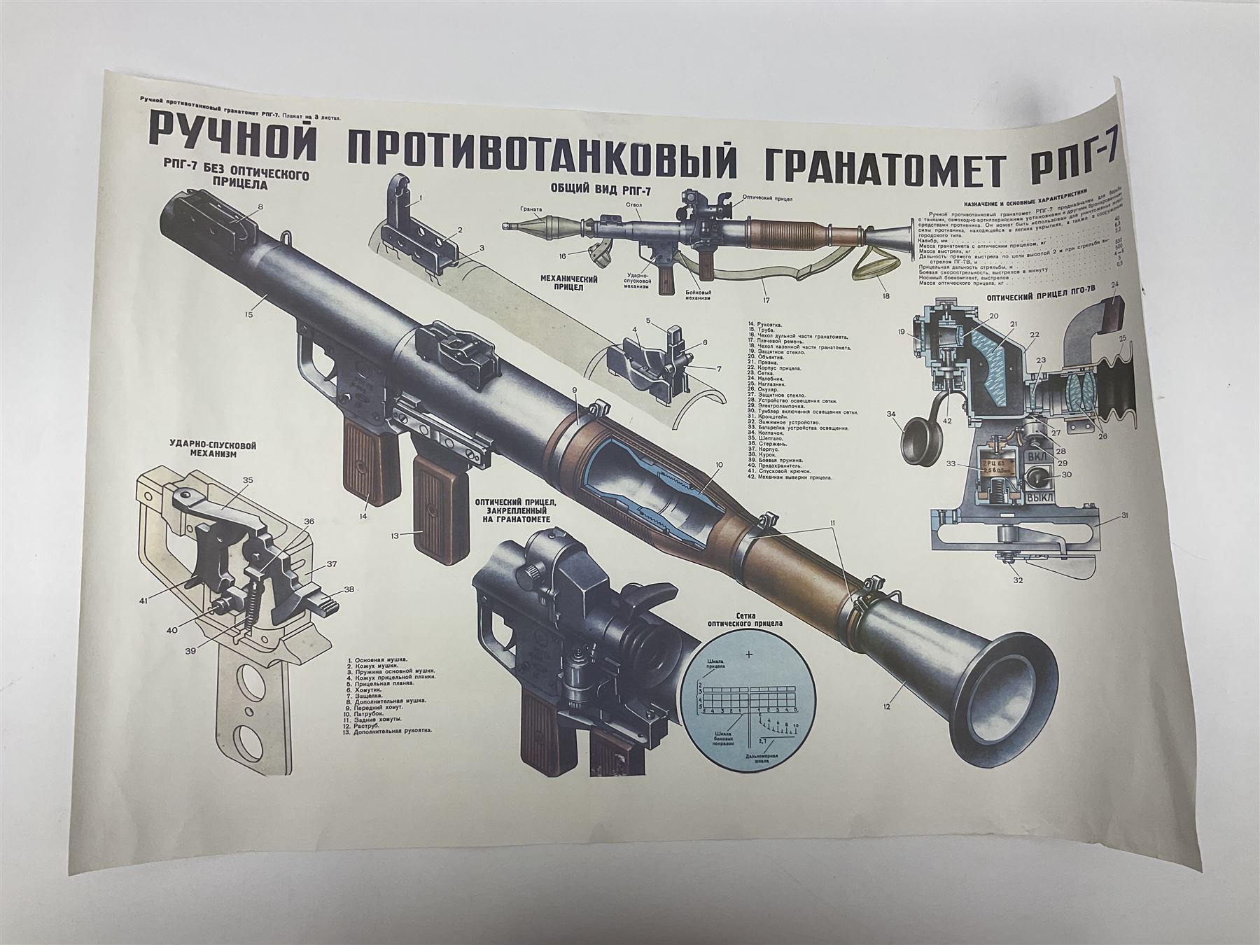Seven small posters comprising five Soviet military/space programme related subjects including weapon sections; and two reproduction British WW2 recruitment type posters; all unframed (7)