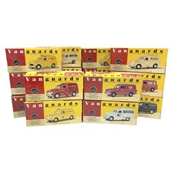 Sixteen Lledo Vanguards 1:43 scale 1950's-1960's Classic Commercial Vehicles die-cast models, all boxed (16)