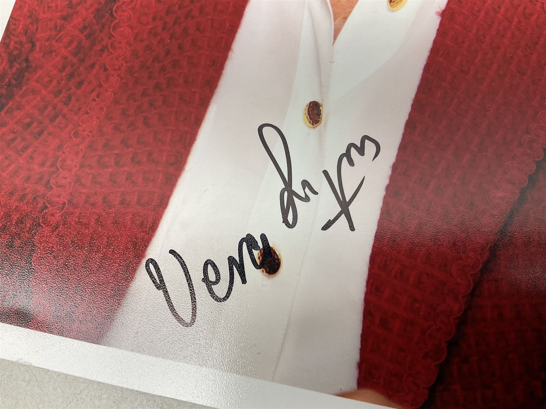 Dame Vera Lynn - collection of six signatures comprising TLS, album page and four colour photographs (including White Cliffs of Dover); signed photograph of John Mills; and signed photographs of film stars each with CoA including Bob Hope, Charlton Heston, Gene Autry, Sound of Music Julie Andrews and Christopher Plummer and Joanna Lumley