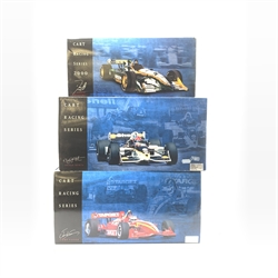 Action C.A.R.T - three limited edition1:18 scale die-cast models of racing cars comprising Dario Franchitti 27 Team Green 2000 Reynard, Brian Herta 8 Team Rahal Shell Reynard and Jimmy Vasser 12 Target 1999 Reynard, all boxed with outer slip case (3)