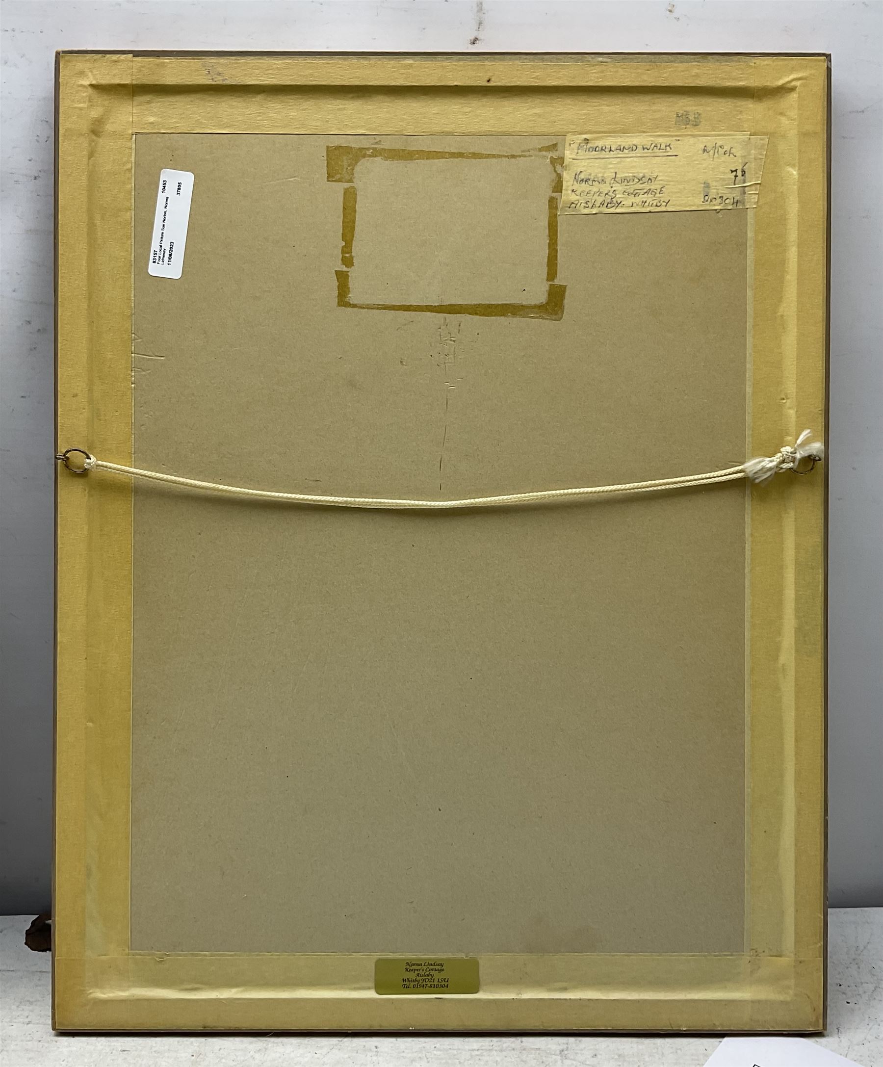 Norma Lindsay (Northern British 20th Century): Whitby Woodland Scenes, three watercolours signed max 33cm x 23cm; Sue Morton (British 20th Century): 'Featherbed Lane - Aislaby', watercolour signed, titled verso 20cm x 19cm (4)