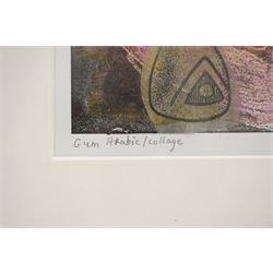 Gillian Ross Kelsey (British 1935-2025): 'Celtic Image No 2', mixed media on paper signed and titled in pencil 17.5cm x 29.5cm