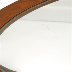 Ib Kofod-Larsen (1921-2003) Astro for G-Plan - teak Astro coffee table, oval form with inset glass top
