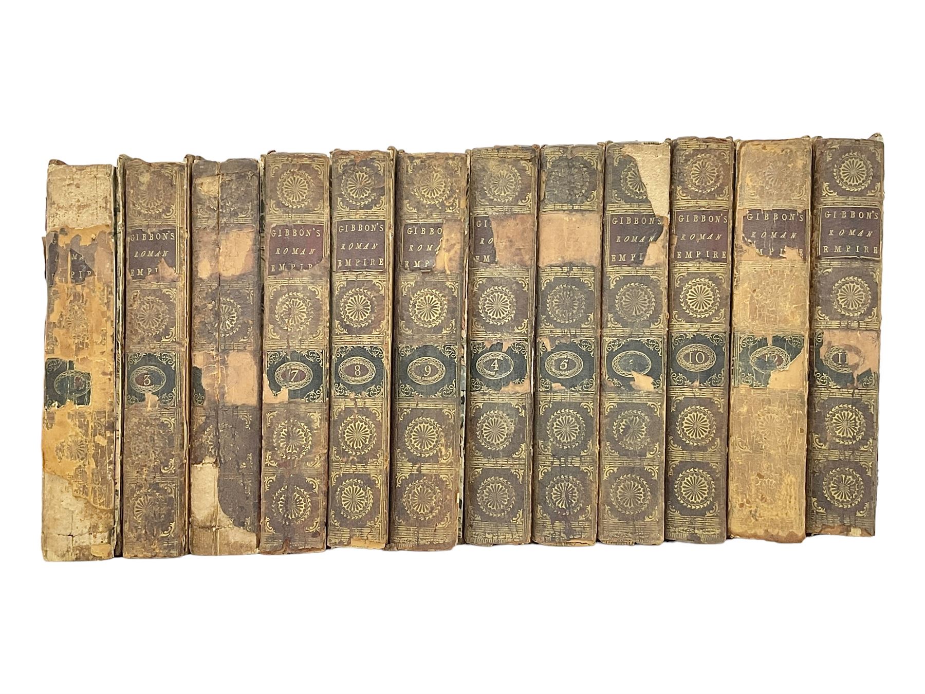 Edward Gibson; The History of the Decline of the Roman Empire, new edn in Twelve vols, T. Cadell, London, 1788-1798