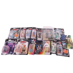 Fourteen Star Wars figures, comprising three Kenner examples Yoda Momaw Nadon and Imperial...