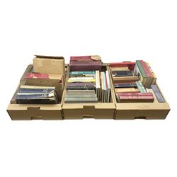 Collection of books and stamps, to include The Wonder books of Ships, The Wonder books of Aircrafts, The Farington Diary four volumes, dog books etc, in three boxes 