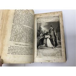 THE TATLER, London, C. Whittingham and John Sharpe, 1804, 4 volumes; engraved portrait frontispieces, engraved title pages and plates; uniformly bound in half leather with marbled boards