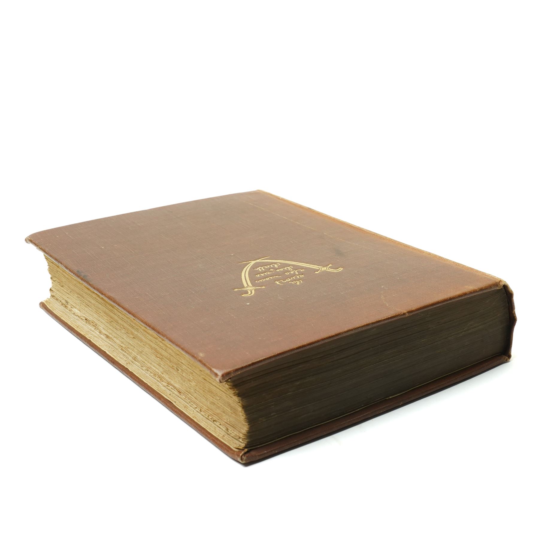  Lawrence, T. E. - 'Seven Pillars of Wisdom: a triumph'. London: Jonathan Cape, 1935. First trade edition with fold-out maps, original brown cloth with gilt lettering