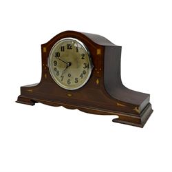 Mahogany cased Westminster striking clock