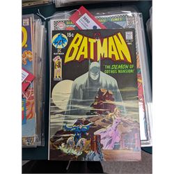 Fourteen DC Bronze Age 'Batman' comic books, spanning years 1970-1971, comprising issues #221, #222, #223, #224, #225, #226, #227, #228, #229, #230, #231, #233, #234 and #235