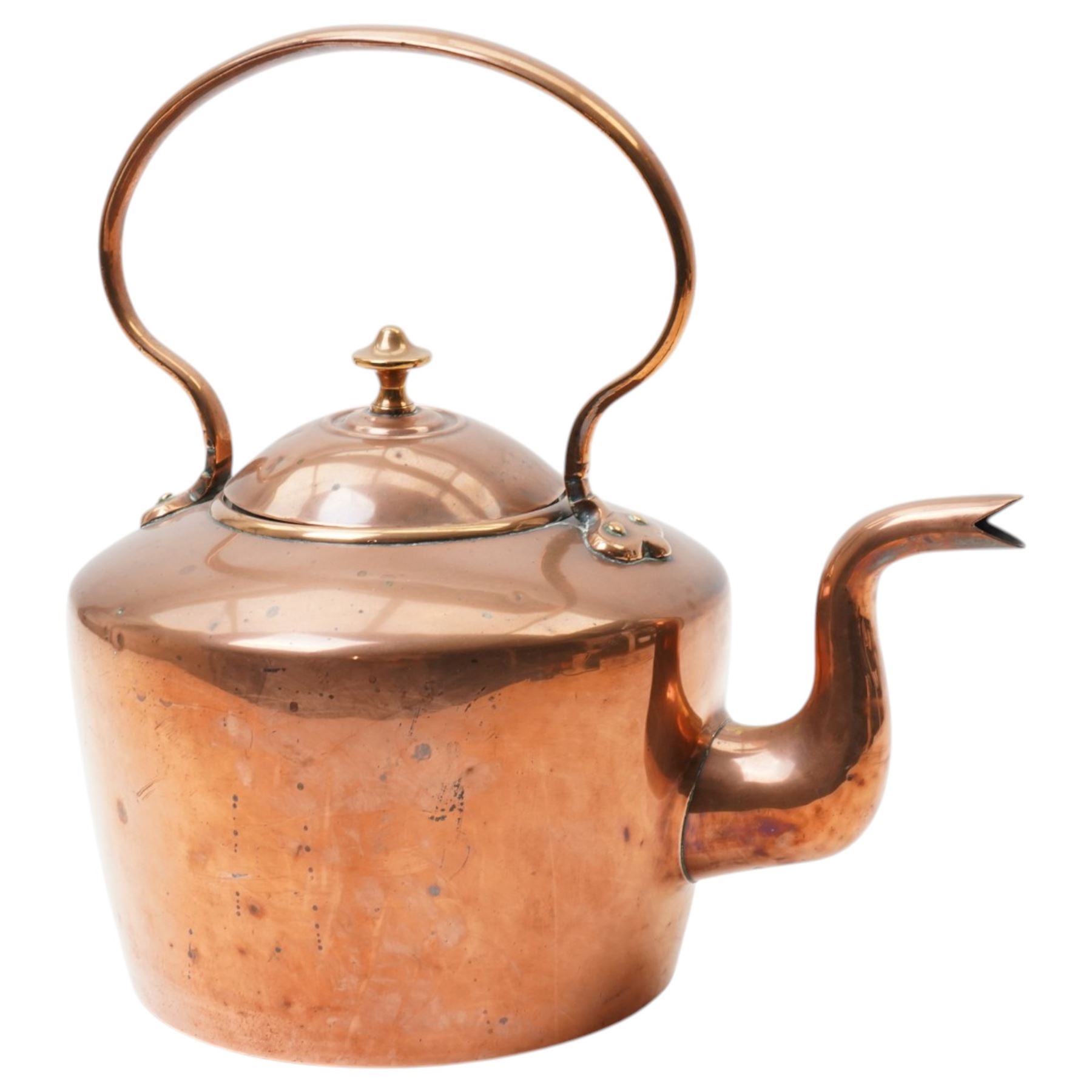 19th century bronze kettle H39cm