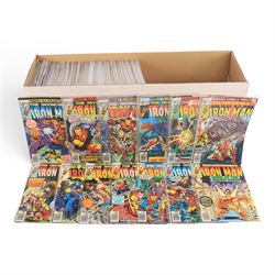 Collection of Marvel Bronze Age and later 'The Invincible Iron Man' comic books, spanning ...