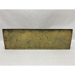 Märklin/Bing - c1930s tin-plate railway station in the style of a WW2 German station for ‘0’ gauge 