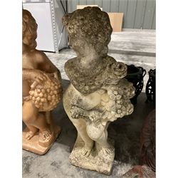 Set of four representations of the seasons in the form of putti - THIS LOT IS TO BE COLLECTED BY APPOINTMENT FROM DUGGLEBY STORAGE, GREAT HILL, EASTFIELD, SCARBOROUGH, YO11 3TX