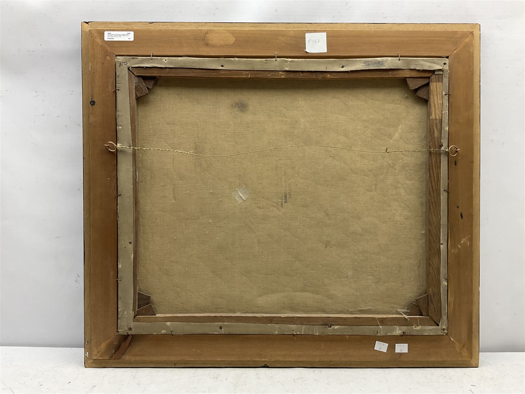 George Herbert Buckingham Holland (British 1901-1987): 'Chinese Theatre' still life, oil on canvas signed 51cm x 61cm