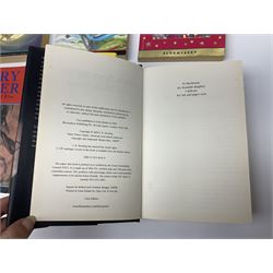 Harry Potter and the Half-Blood Prince hardback first edition, with printing error on page 99, together with Harry Potter and the Order of the Phoenix hardback first edition and four Harry Potter paperback books