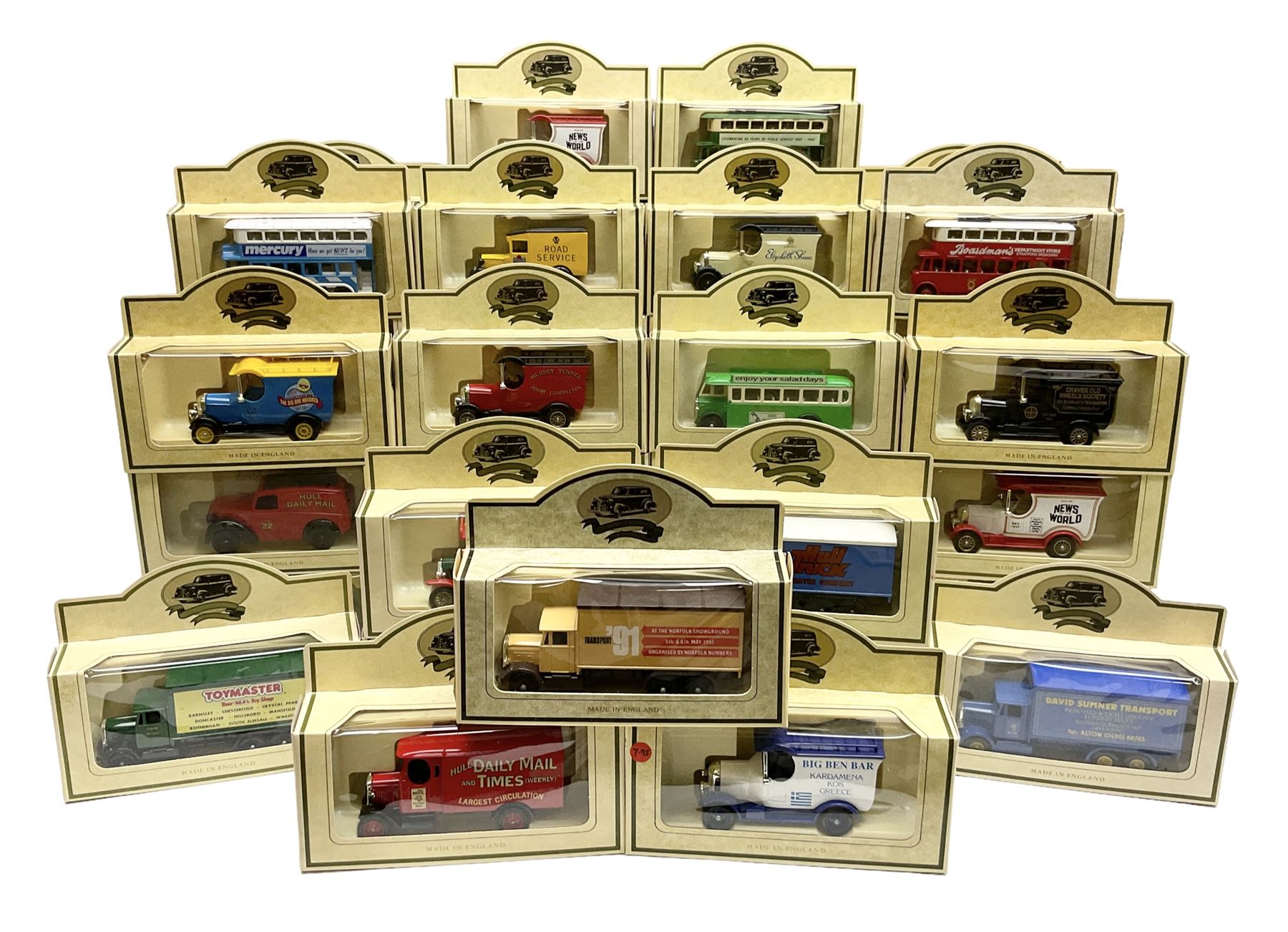 Fifty-five Lledo/ Days Gone Promotional die-cast models, all boxed (55)