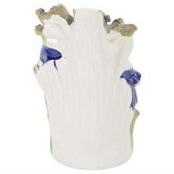 Continental figure group L' Amour,, together with a pair of courting figures and Staffordshire spill vase 