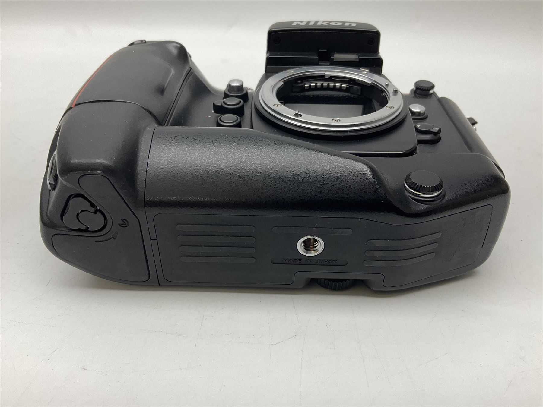 Nikon F4 camera body, serial no. 2467020, with Nikon MB-21 battery pack