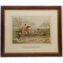 After H Watkins Wild (19th century): 'Harewood Bridge - Cigar versus Sport', chromolithograph pub. Richard Jackson Leeds c1886, 30cm x 43cm