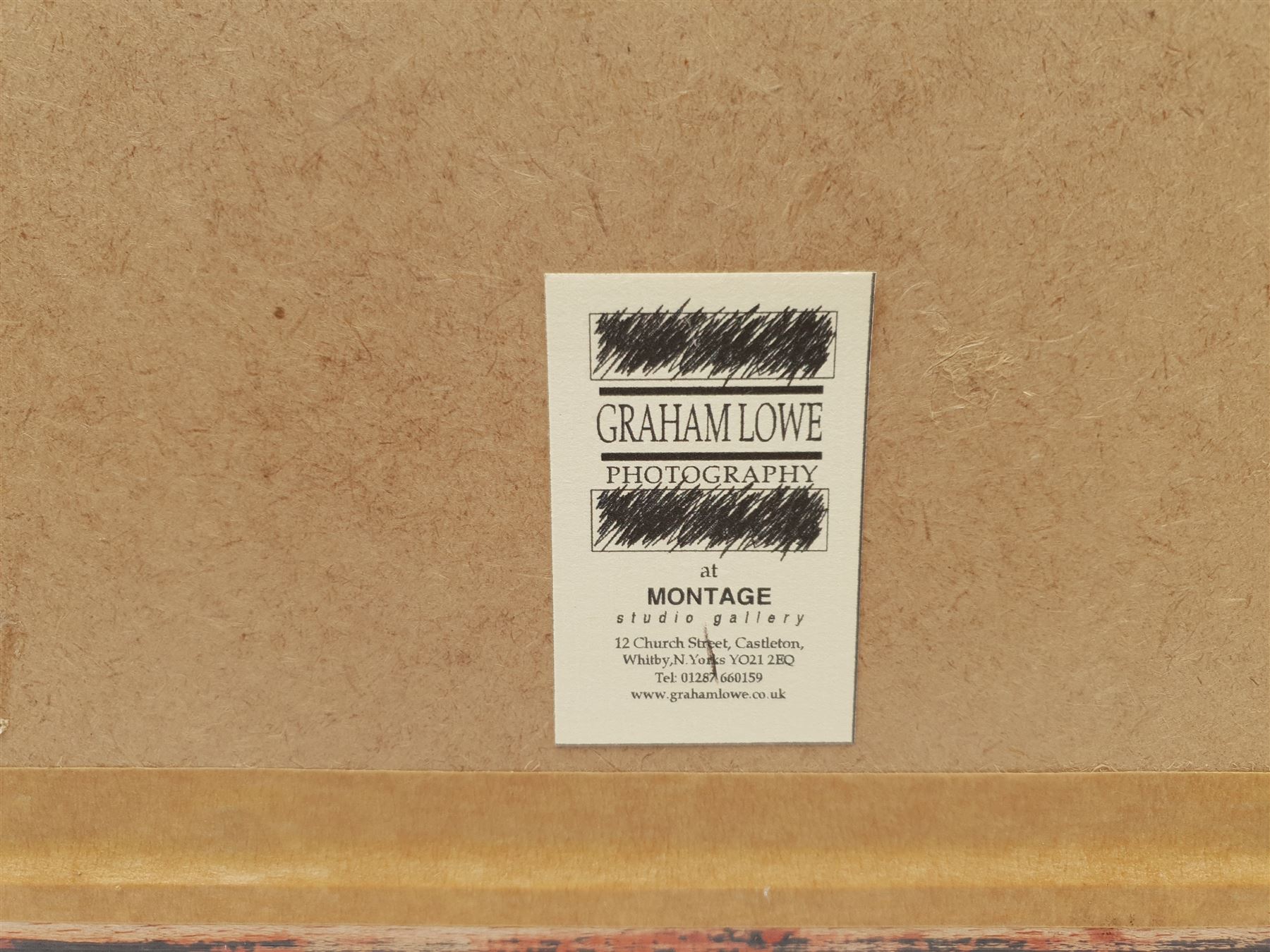 Graham Lowe (British Contemporary): 'Wave I & II - Sandsend', pair photographic prints signed and titled on the mount 13cm x 16cm (2)