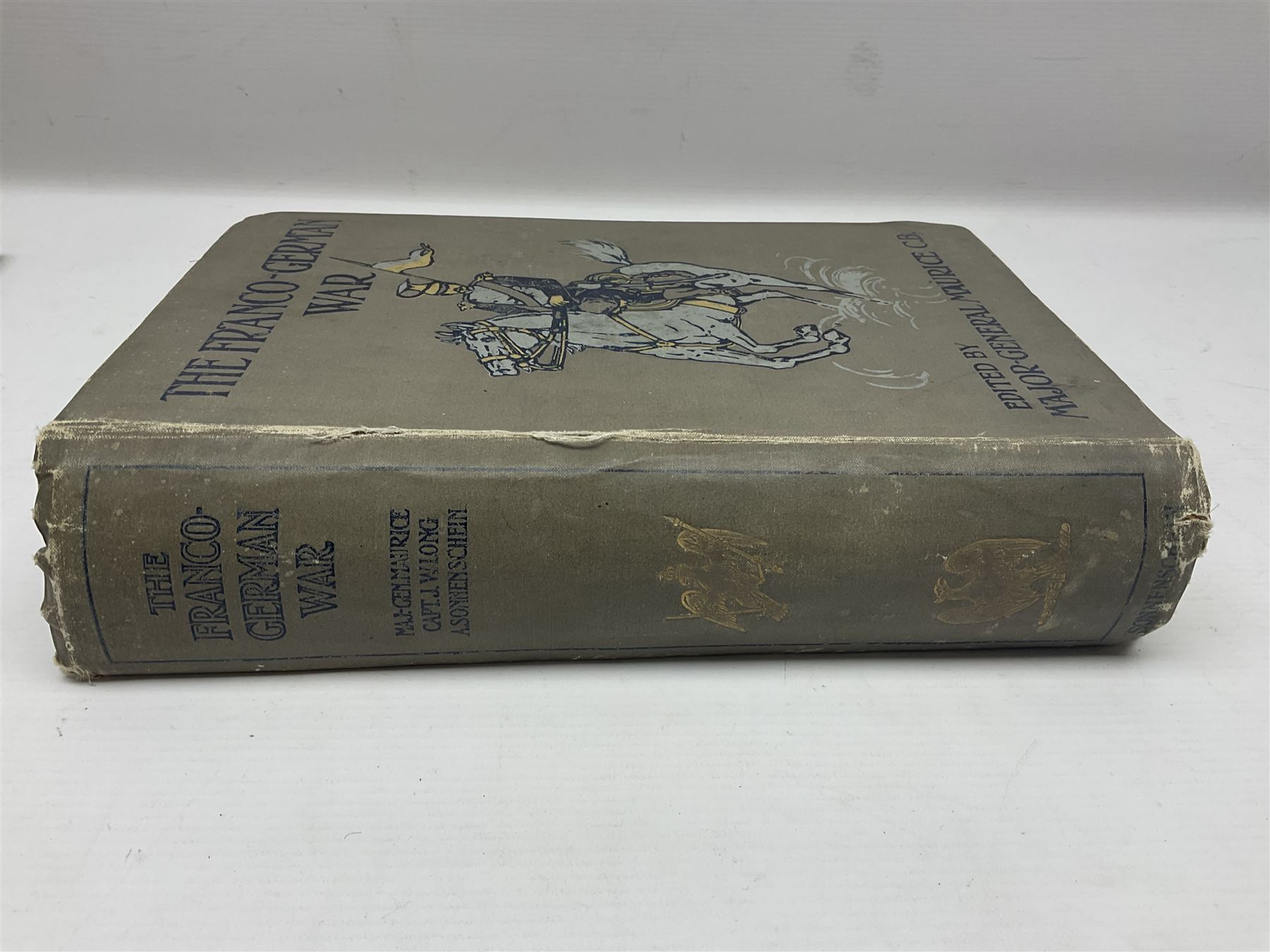 Scrap book of WWII maps, and Maurice, The Franco-German War, from the library of William Thomas, Baron Bolton