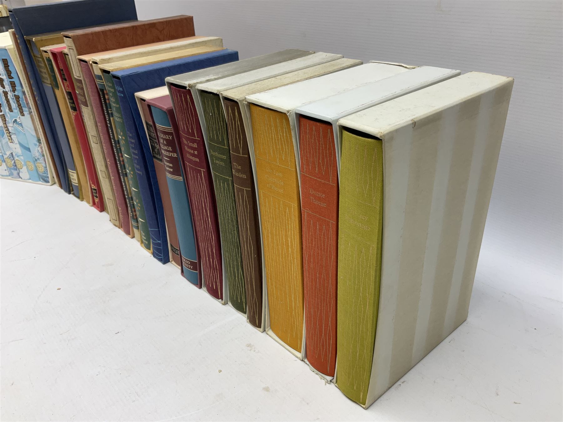 Folio Society books, to include Jeeves & Wooster by P.G. Wodehouse; six book box set, Crimes and stories from the Strand, Queen Victoria our life in the Highlands, The Age of Scandal 