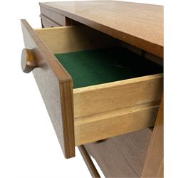 Stateroom by Stonehill - mid-20th century teak sideboard, fitted with single cupboard, double cupboard and three drawers