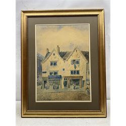 Arthur McArthur (British fl. 1880-1920): Bradford Street Scenes, pair watercolours signed (2)