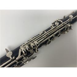 Yamaha 26II five-piece clarinet, serial no.027761; in fitted case with accessories