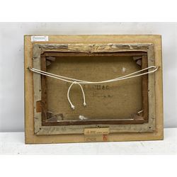 John Taylor Allerston (British 1828-1914): Beached Steam/Sail Vessel at Flamborough, oil on canvas signed and dated 189?, 26cm x 37cm