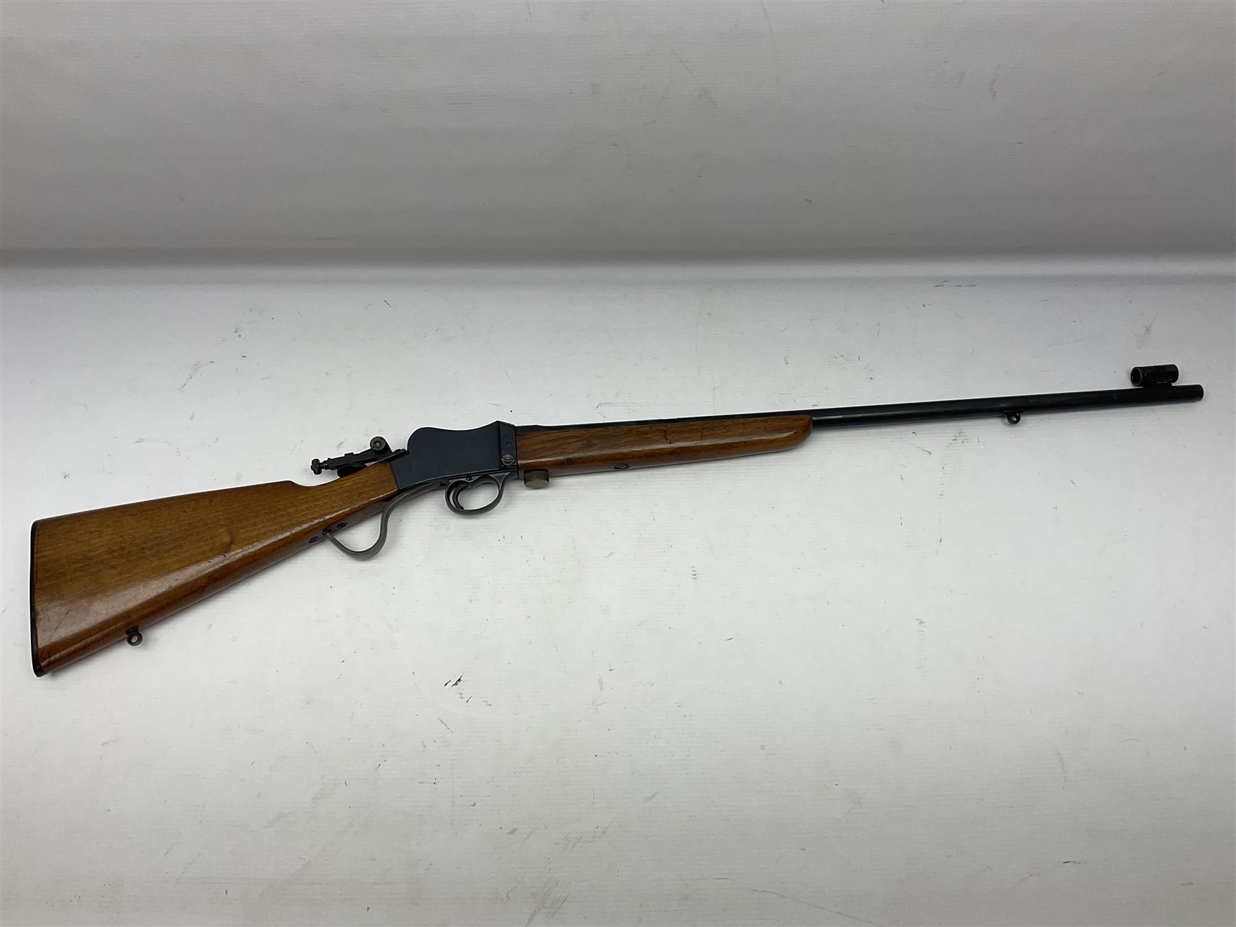 FIREARMS CERTIFICATE REQUIRED - BSA .22 LR rifle with Martini take-down action, 63.5cm(25