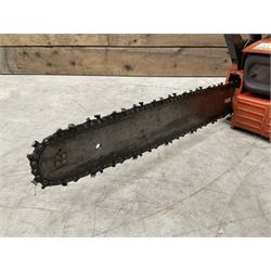 Husqvarna 141 petrol chainsaw and a Husqvarna 226HD75S petrol hedge cutter